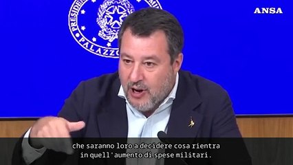 Salvini: "Utilizzo militare del ponte sullo Stretto? E' costruito per tutto"