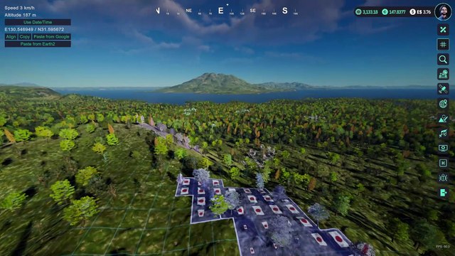 Major Japanese Cities (Kagoshima) in #Earth2 #E2V1 #Metaverse #kagoshima