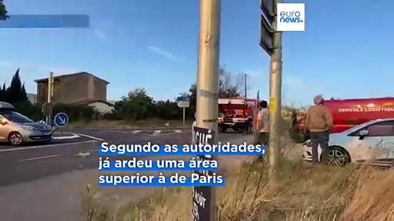 Pelo menos um morto num incêndio de grandes dimensões no sul de França