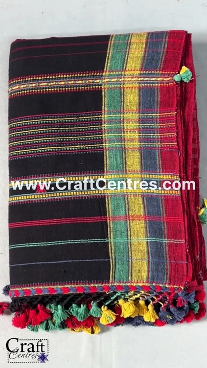 Rust Orange Kala Cotton Bhujodi Handloom Saree ck1013