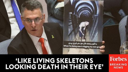 Israeli Foreign Minister Shows Security Council Image Of Starved Hostage Evyatar David