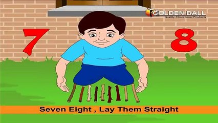 One Two Buckle My Shoe Nursery Rhyme with Lyrics I Counting Rhymes _ Kids Songs I English Rhymes
