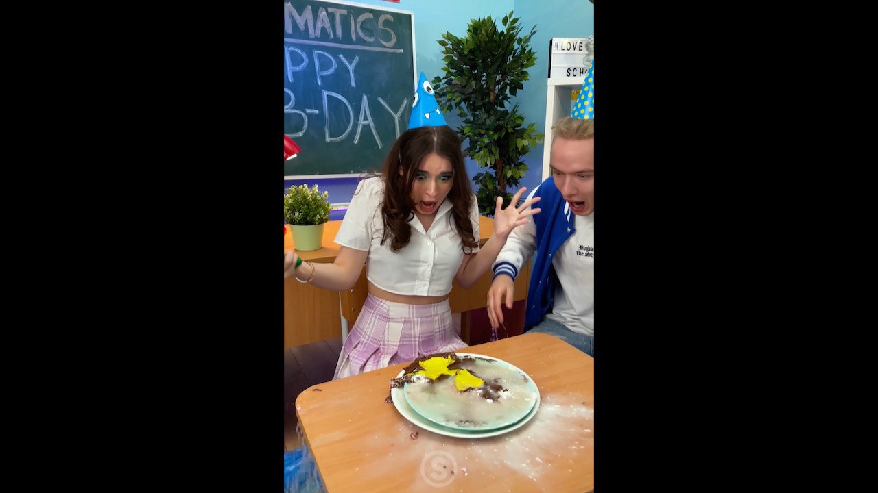 She Thought It Was Cake… But It Popped! 😱🎈#prank