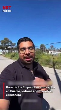 El influencer Paco de las Empanadas denunció que su camioneta fue violentada en Puebla: los ladrones le rompieron los vidrios y se llevaron sus pertenencias.