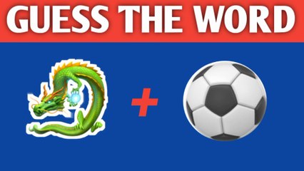 Can Guess The Word By Emoji🤔 || Emoji Quiz Challe