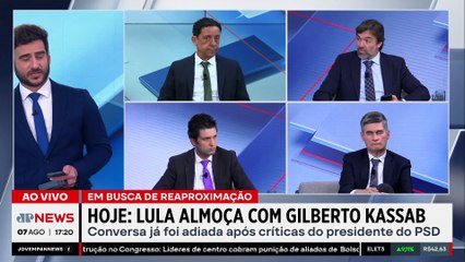 ESTRATÉGIA POLÍTICA? Lula almoça com Gilberto Kassab