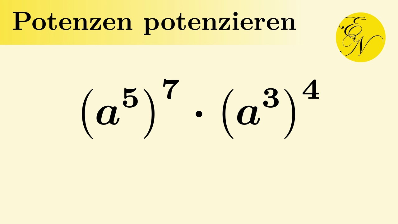 Potenz potenzieren - video Dailymotion