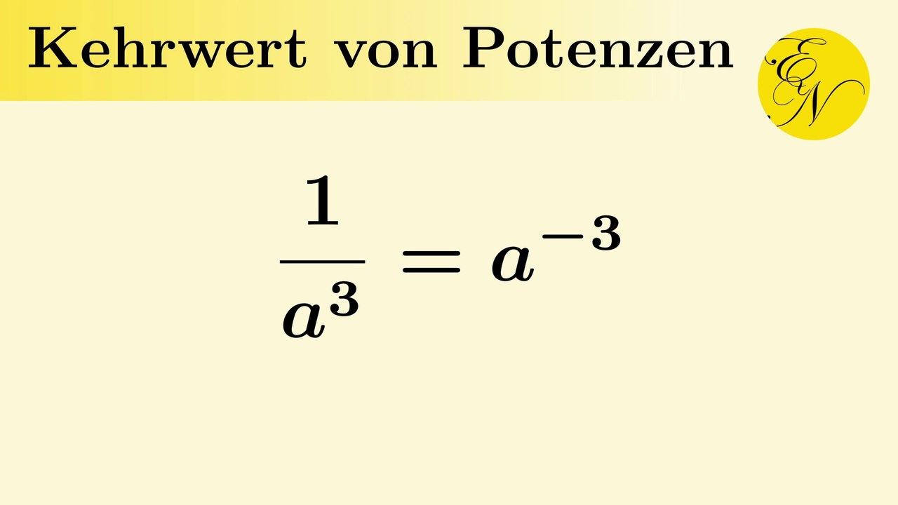 Kehrwert einer Potenz
