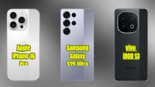Apple iPhone 16 Pro vs Samsung Galaxy S25 Ultra vs vivo iQOO 13