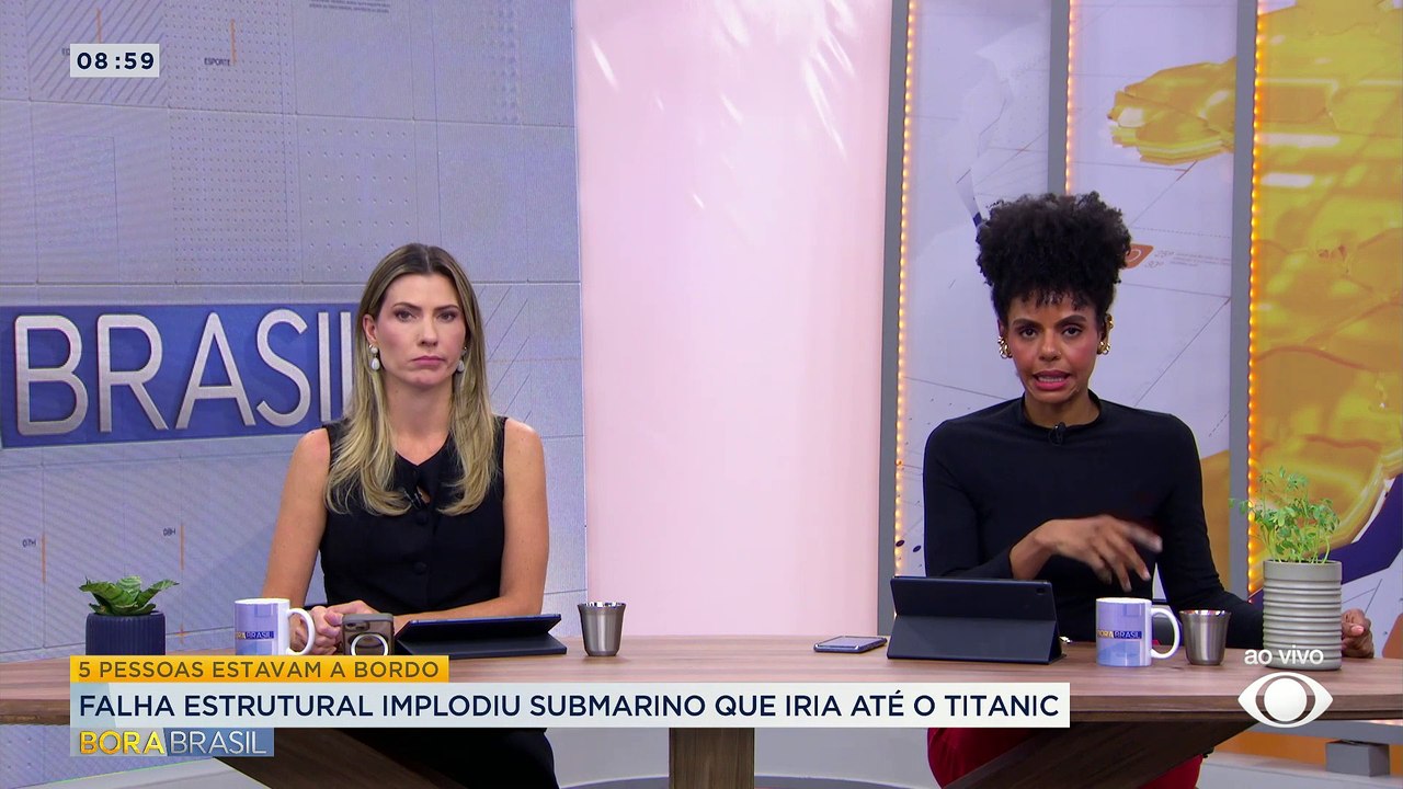 Falha estrutural implodiu submarino que iria até o Titanic