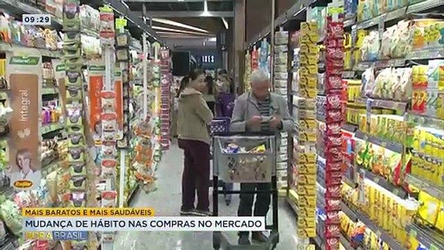 Pesquisa indica mudanças de hábitos nas compras de mercado dos brasileiros
