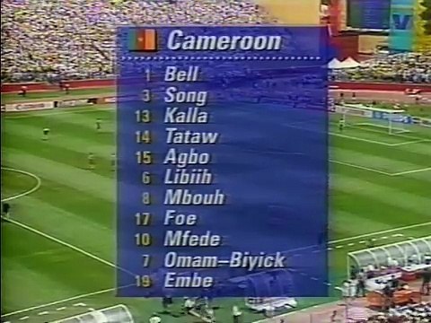 Copa do Mundo 1994 Brasil x Camarões (Grupo B) com Galvão Bueno (Globo)
