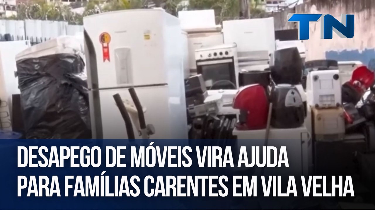 Desapego de móveis vira ajuda para famílias carentes em Vila Velha