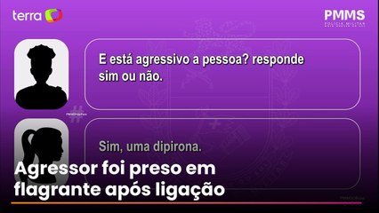Mulher liga para a PM e pede 'dipirona' para denunciar violência doméstica do marido