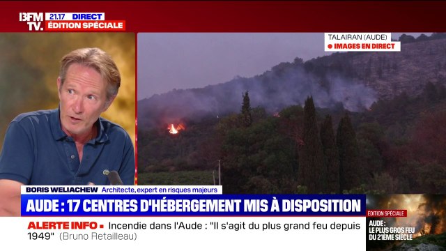 Incendie dans l'Aude: Un événement inédit oui, mais pas imprévisible , estime Boris Weliachew, architecte et expert en risques majeurs