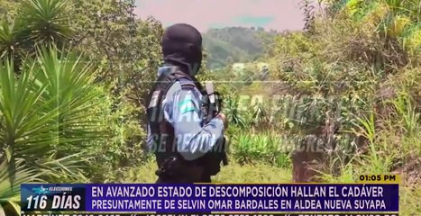 Putrefacto hallan cadáver de un albañil en "Las Hamacas", Nueva Suyapa