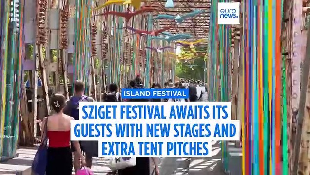 Fifty stages and 1,00 performances await guests at this year's Sziget Festival in Hungary