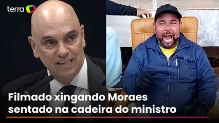 STF condena a 17 anos de prisão homem que sentou na cadeira de Moraes no 8 de janeiro