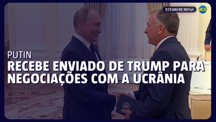 Putin recebe enviado de Trump para negociações com a Ucrânia