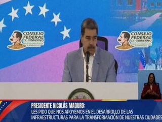Presidente Maduro exhortó al apoyo colectivo para el desarrollo y la transformación del país