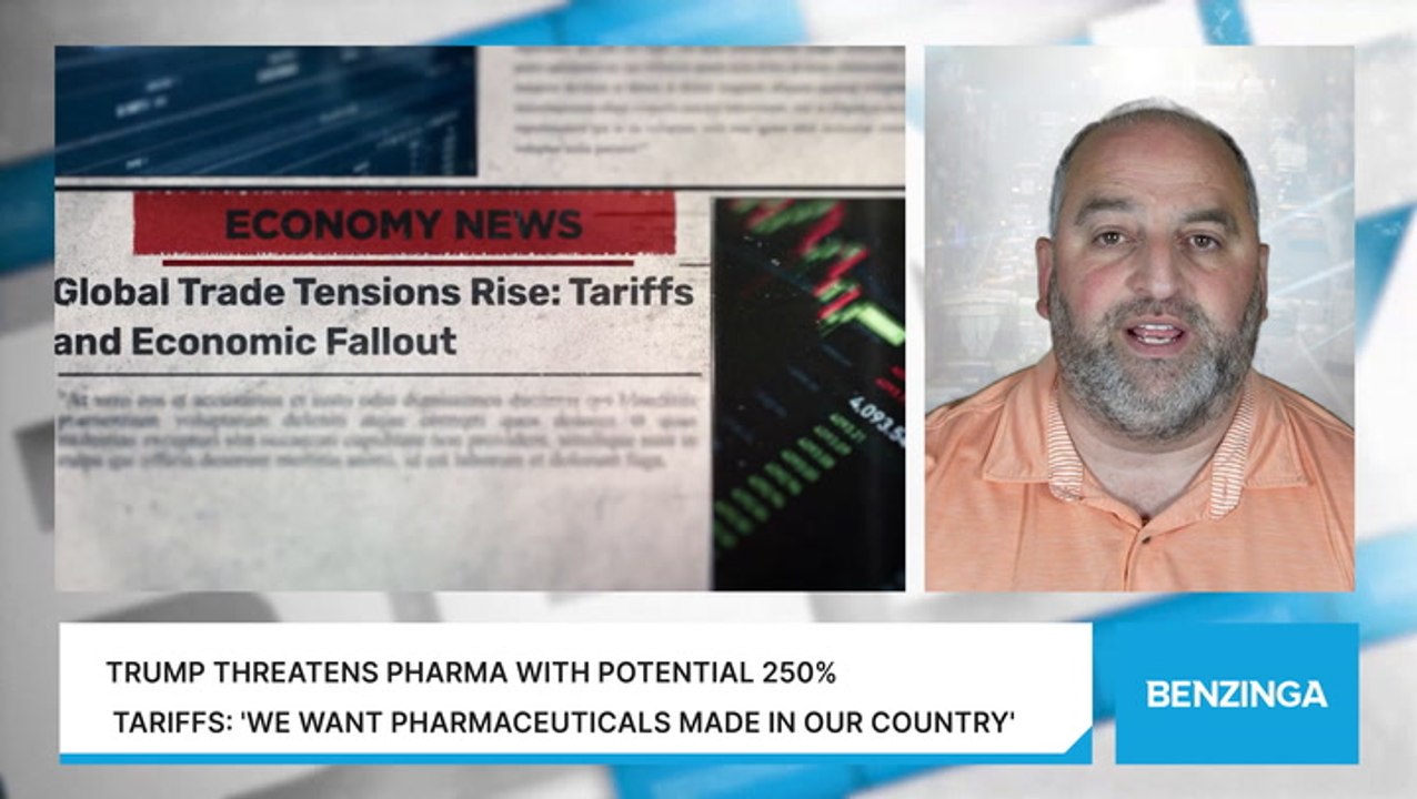 Trump Threatens Pharma With Potential 250% Tariffs: 'We Want Pharmaceuticals Made In Our Country'