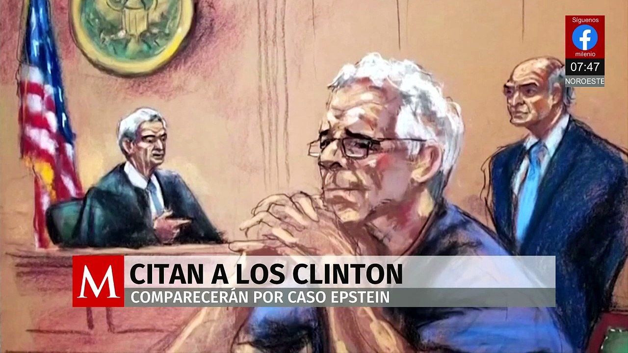 Caso Jeffrey Epstein: convocan a declarar a Bill y Hillary Clinton