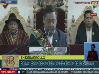 Bolivia conmemora los 200 años de su independencia