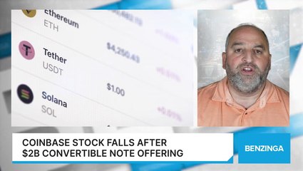 Coinbase Stock Falls After $2B Convertible Note Offering