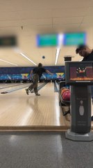 Man Hits Ceiling with Bowling Ball