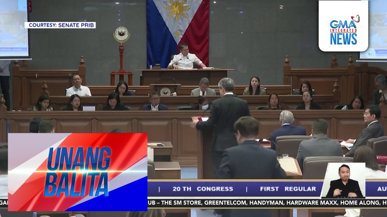 Mosyong i-dismiss ang impeachment case vs. VP Duterte, inihain ni Sen. Rodante Marcoleta | Unang Balita