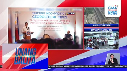 Agawan sa teritoryo sa WPS, sentro ng foreign policy address ni PBBM sa Observer Research Foundation | Unang Balita