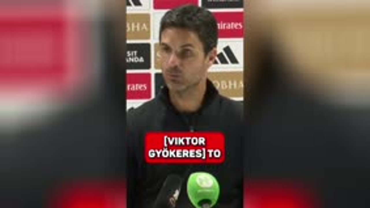 Arteta '100 per cent' sure Gyokeres will be Premier League ready
