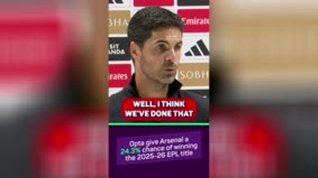 'We know the next step' - Arteta on Arsenal's EPL title hunt