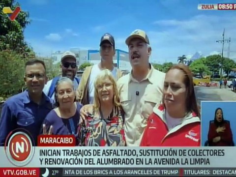 Zulia | Autoridades regionales realizan trabajos de recuperación de vías en Maracaibo