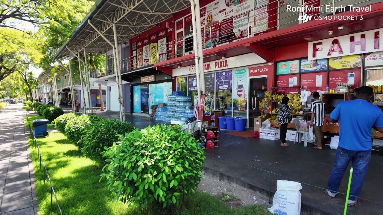 Fahi Plaza Hulhumale Maldives - Walking Tour - DJI Osmo Pocket 3 Vlog হুলহুমালে মালদ্বীপ ভ্রমণ