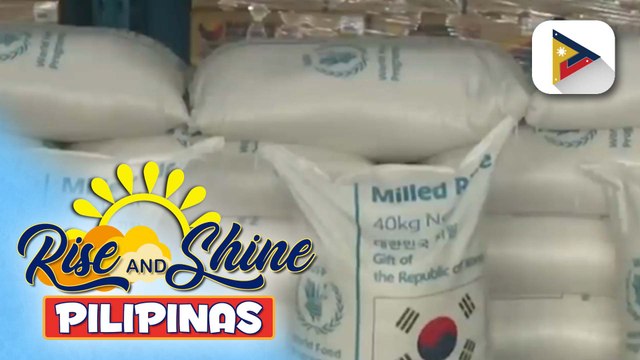 Libu-libong pamilyang Pilipino, inaasahang makikinabang sa higit 1,600 metric tons na donasyong bigas ng South Korea