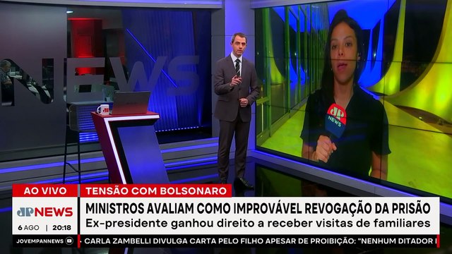 CONGRESSO SEGUE EM PROTESTO APÓS PRISÃO DE BOLSONARO | JORNAL JOVEM PAN - 06/08/2025