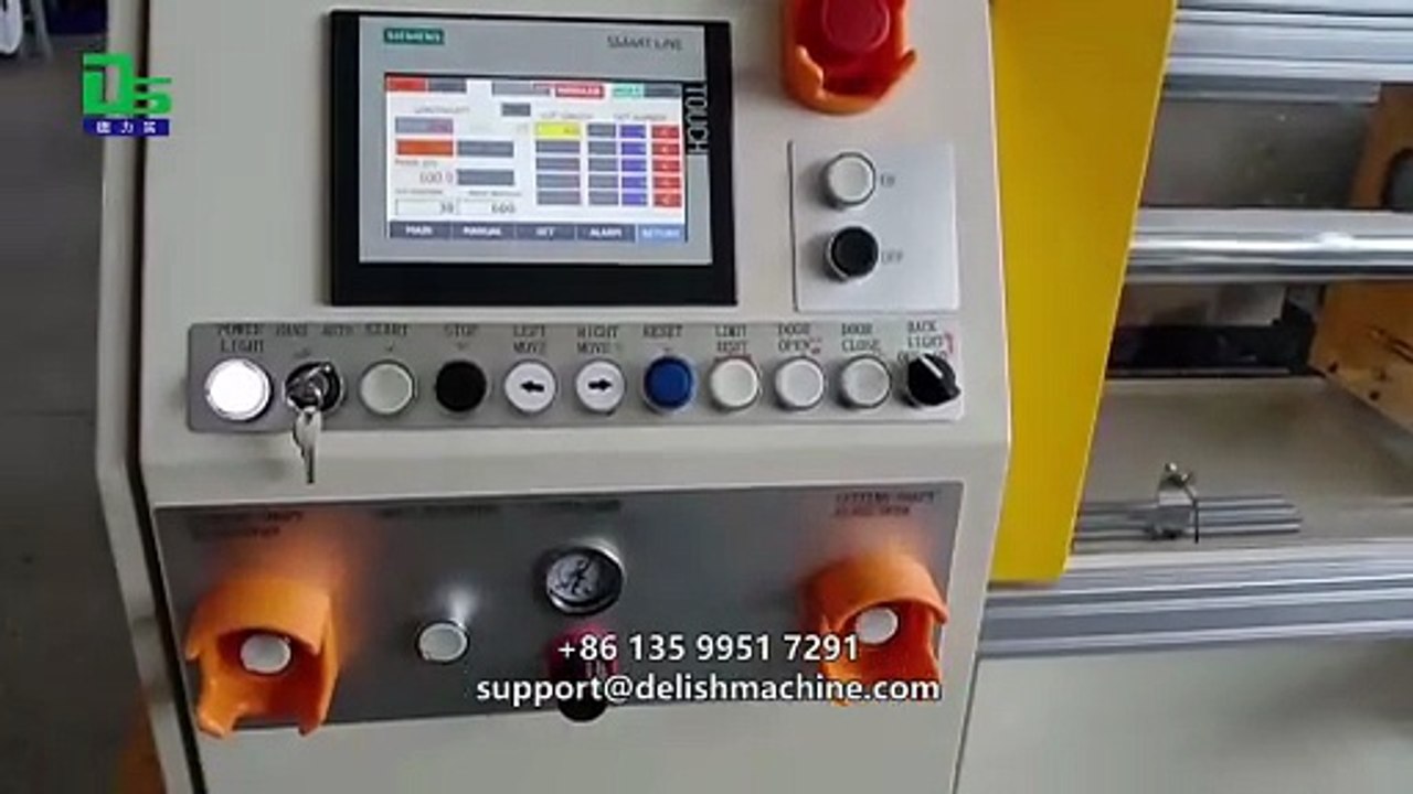 Auto foil roll cutter, hot stamping foil cutting machine.