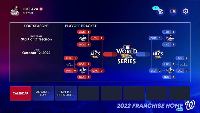 HOFBL Season 2 (NLCS Game 4) Jack Robinson the difference in close game: Cubs @ Dodgers
