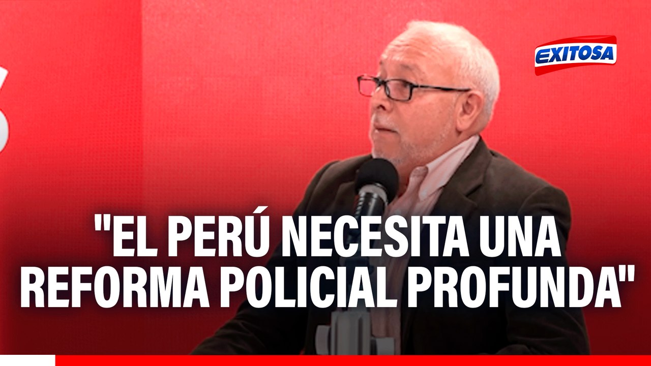 Ex jefe de la DINI: "El Perú necesita una reforma policial profunda"