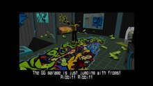 De La Jet Set Radio cutscene 3 (Route B) Frogs in GG's Garage