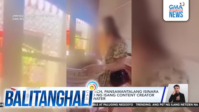 St. John the Baptist Church, pansamantalang isinara matapos duraan umano ng isang content creator ang lalagyan ng holy water | Balitanghali
