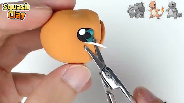 Pokémon Clay Art 1st Generation Starters!! Bulbasaur Charmander Squirtle