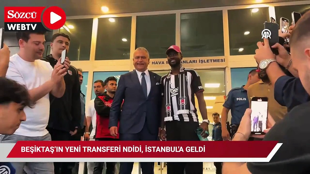 Beşiktaş’ın yeni transferi Ndidi, İstanbul'a geldi