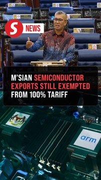 Malaysia’s semiconductor exports still exempted from US tariffs, says Zafrul