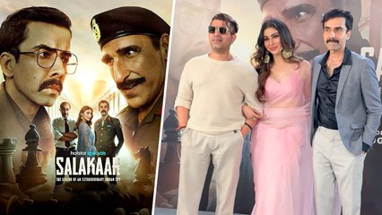 Salakaar Promotions: Mouni Roy, Naveen Kasturia & Faruk Kabir Pose Together At Their Special Event