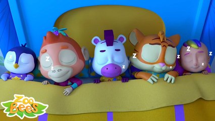 Fünf im Bett 🛏️ | Kinderlied auf Deutsch | Kids TV Deutschland - Lustige Schlafenszeit Lieder