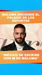 Maluma enciende el Palacio de los Deportes con un show Inolvidable