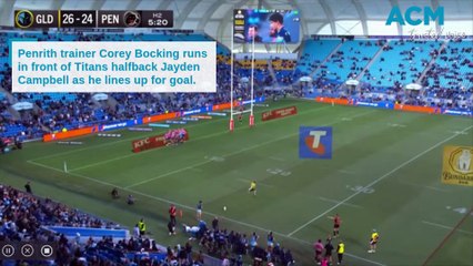 Penrith Trainer Incident During NRL Match