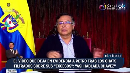 El vídeo que deja en evidencia a Petro tras los chats filtrados sobre sus "excesos": "Así hablaba Chávez"